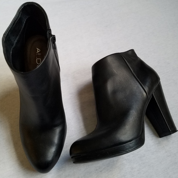 Aldo Shoes - Aldo ankle boots booties heels platform leather 9